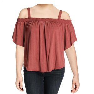 Free People Off the Shoulder Top